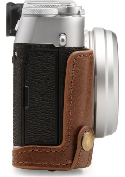 Fujifilm X100V Gerçek Deri Fotoğraf Makinesi Kılıfı Kahverengi fiyatları
