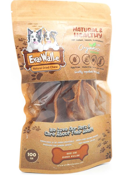 Kurutulmuş Dana Kulak Naturel Köpek Çiğnemeliği %100 Doğal ve Organik Özel Seri modelleri