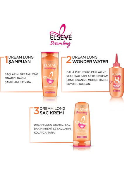 L'Oréal Paris Elseve Dream Long Wonder Water Mucize Bakım Suyu 200ml