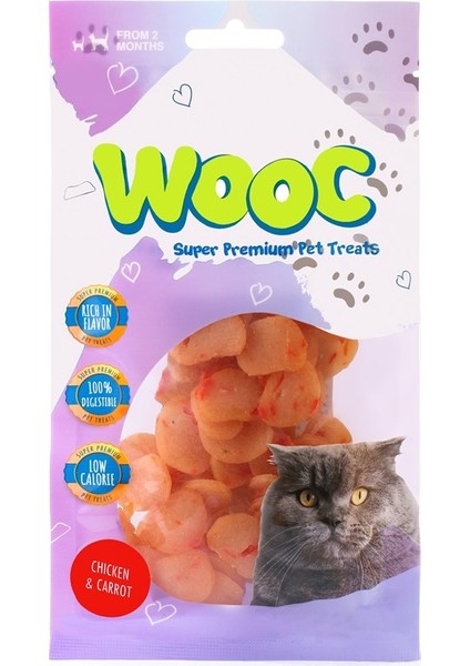 Tavuk & Havuç Cips Kedi Ödülü 40GR