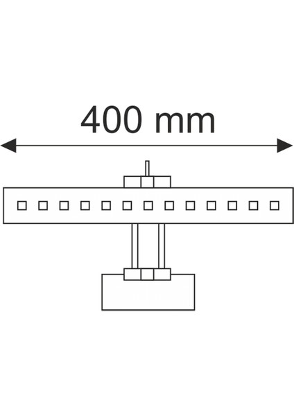 Opto 5W Krom Kasa Anahtarlı Flüt Aplik 4000K LED Armatür