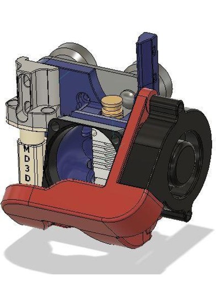 Creencity Stok Hotend Mount & Parça Blt & Ezabl Ile Soğutma Plastik Aparat
