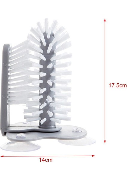 Fonksiyonel Vantuzlu Kolaylıkla Elde Bulaşık Yıkama Fırçası