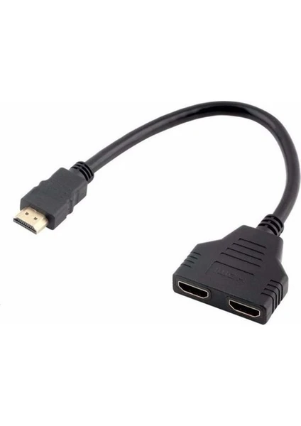 2080 2 Port HDMI Çoklayıcı Switch Ekran Çoğaltıcı Hub Hdmi Splitter Adaptör