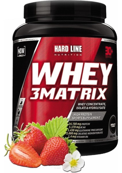 Whey 3 Matrix Çilekli 908 gr Protein Tozu