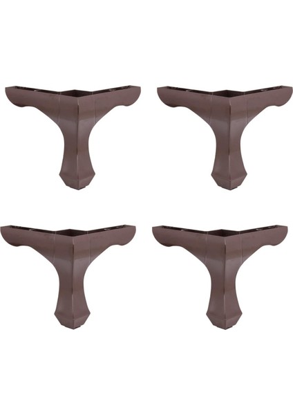 Lukens 14 cm Kahverengi Ayak 4 Adet EA377