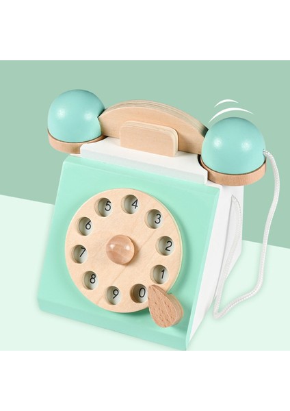Retro Ahşap Ruşlu Telefon -Yeşil (Yurt Dışından) modelleri