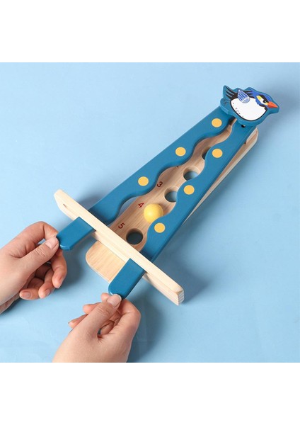 Kuş Çöğlet Oyunu Eğlenceli Ahşap Hokey Oyunu Oyuncak Çocuk Yetişkinler Için Montessori (Yurt Dışından)