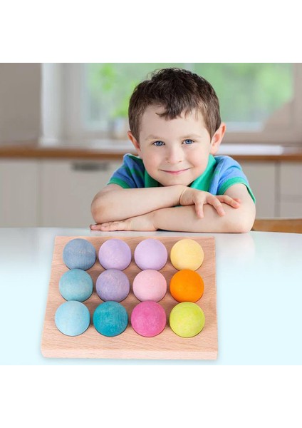 Çocuklar Ahşap Top Oyuncakları Numaraları Renk Erken Erken Eğitici Oyuncak Sayma (Yurt Dışından) fiyatları