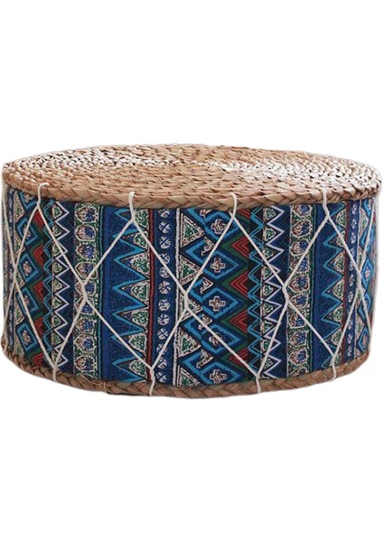 30cm Kilim Desen Yer Minderi - Mavi (Yurt Dışından)