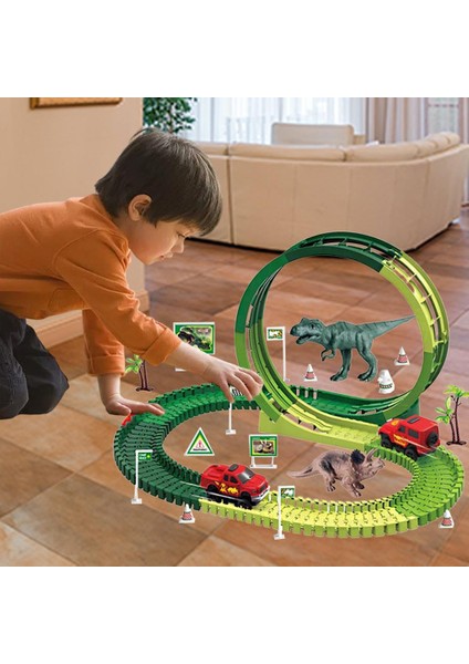 Dıy Dinozor Oyuncaklar Macera Parça Playset Kök Oyuncak Erkek Tatil Hediyeler Için 108 Adet (Yurt Dışından)