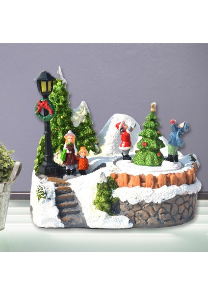 Merry Christmas Müzik Kutusu Şükran Günü Yeni Yıl Parti Ev Noel Ağacı Için Işık (Yurt Dışından) indirimleri