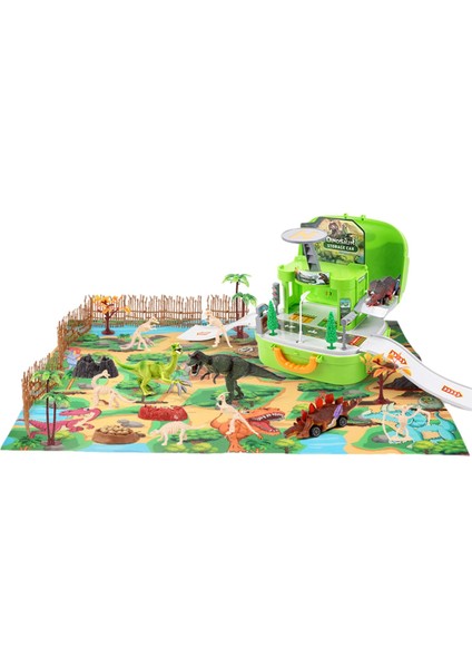Dinozor Kiti Playmat Jurassic Sahne ile Oyun Mat 2 Ağaçlar Doğum Günü Hediyesi Için (Yurt Dışından)