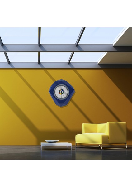 Cumra 90 cm Büyük Analog Fiberglass Dekoratif Duvar Saati modelleri