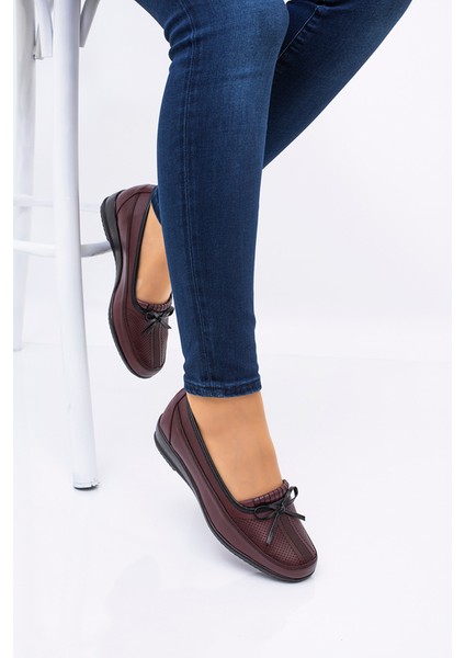 Kadın Tam Deri Taban Günlük Anne Ayakkabısı modelleri