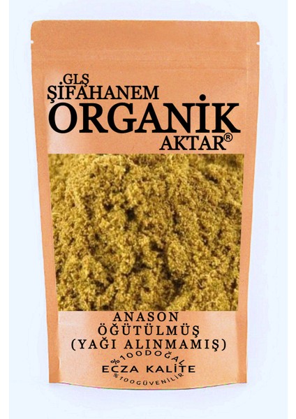 Anason Toz Öğütülmüş (Yağı Alınmamış)