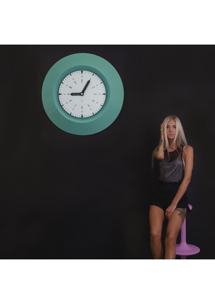 Assos 90 cm Büyük Analog Fiberglass Dekoratif Duvar Saati modelleri