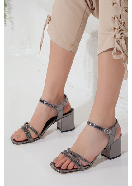 Wendy Kadın Topuklu Ayakkabı Platin