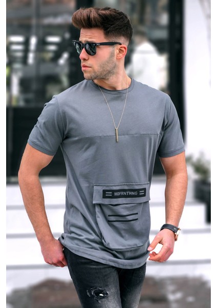 Baskılı Füme T-Shirt 5359