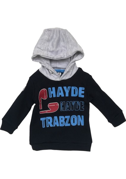 Sweatshirt Kapşonlu Hayde Trabzon Baskılı