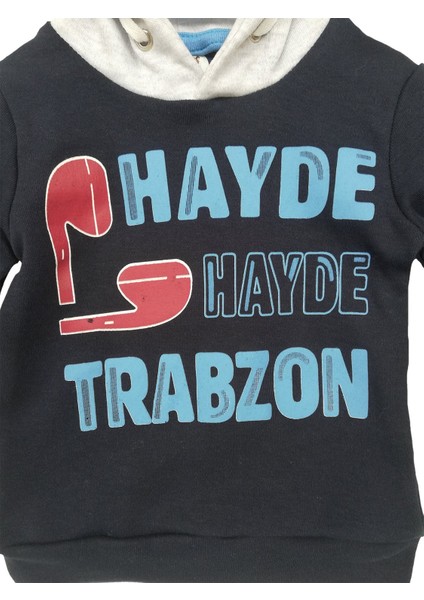 Sweatshirt Kapşonlu Hayde Trabzon Baskılı