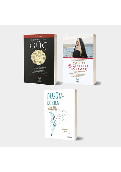 Hiç’likten Gelen Güç - Mucizeleri Çağırmak - Düşündükten Sonra 3 Kitap Set - Tuğçe Işınsu