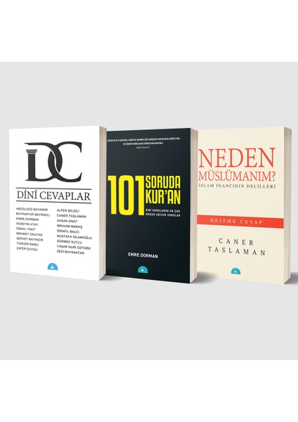 Dini Cevaplar - 101 Soruda Kur’an - Neden Müslümanım? 3 Kitap Set - Abdulaziz Bayındır