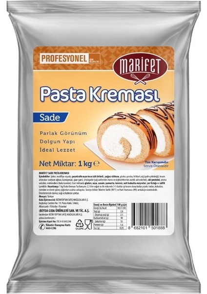 Sade Pasta Içi Kreması 1 kg