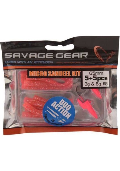 Lrf Micro Sandeel Kit 12PCS Pink