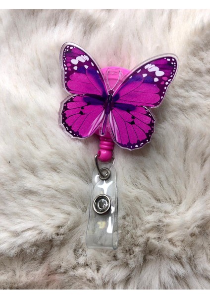 Kelebek Yoyo Kartlık Pembe