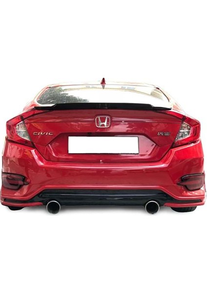 Honda Civic Fc5 Turbo Arka Tampon Eki 2016 - 2019 Boyasız , Plastik modelleri
