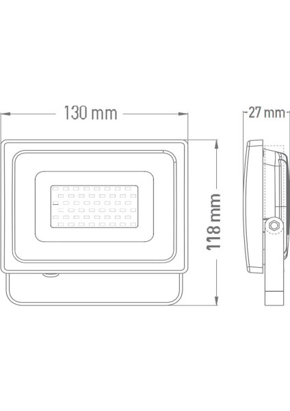 AT61-03032 30W LED Projektör 6500K Beyaz