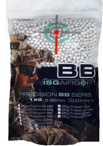 Isg Airsoft 0.20G Bb Air-Soft 5000ADET 1kg Paket