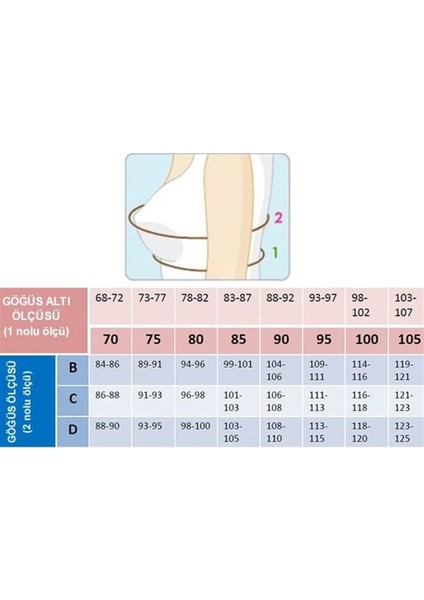 6689 Dantel Içi Boş Toparlayıcı Sütyen - Pudra fiyatları
