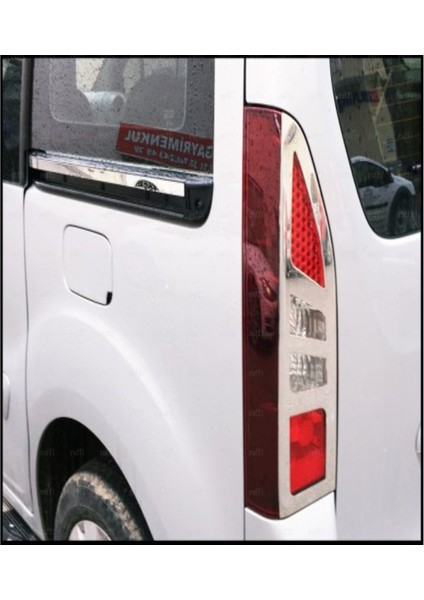 Fams Otomotiv Citroen Berlingo Krom Stop Çerçeve 2 Parça 2008-2012 Paslanmaz Çelik