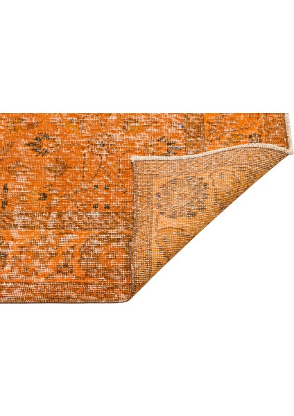 Özel Vintage Eskitme El Dokuma Halı 163 x 256 cm F1328