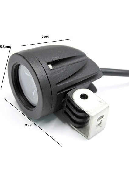Led Sis Lambası 8000K 10W/10-32V/5.5cm