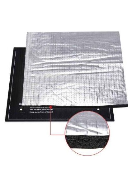 3D Yazıcı Isıtıcı Tabla Izolatörü Isı Izolasyon PEDI(235X235 Ender 3 Uyumlu)