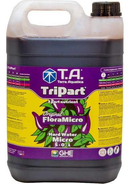 Tripart Micro Hw (Sert Su) 5 Litre – Terra Aquatica (Ghe)