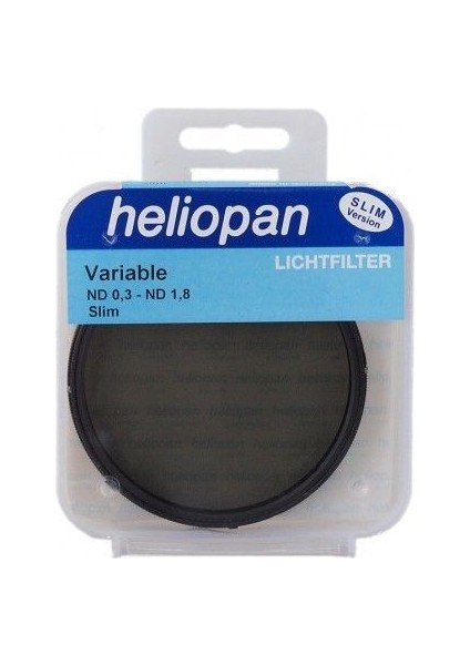 67 mm Slim Nd 0,3 - Nd 1,8 Değişebilir Filtre 1-6f Stop