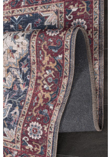 Konfor Halı Rugium Pera Vintage Yıkanabilir Halı Pamuk Taban Dokuma Kilim 2323 80 x 150 cm fiyatları
