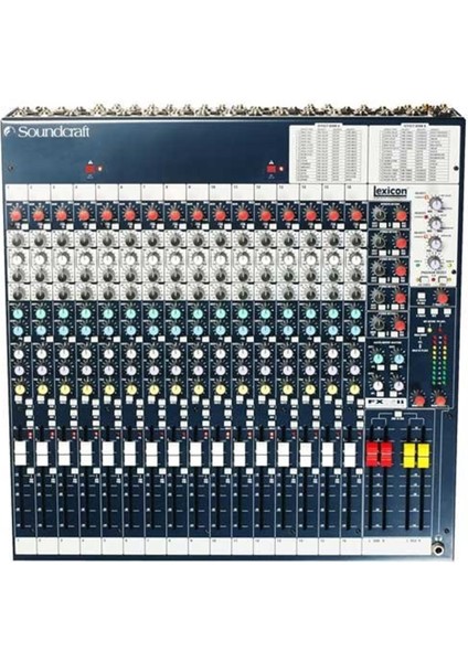 FX16II 16 Kanal Mixer, Mono 2 Stereo Kanal, 3 Aux, Efekt