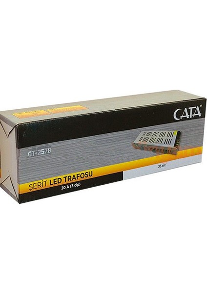 30A 360W Fansız Slim Şerit LED Trafosu CT-2578 fiyatları