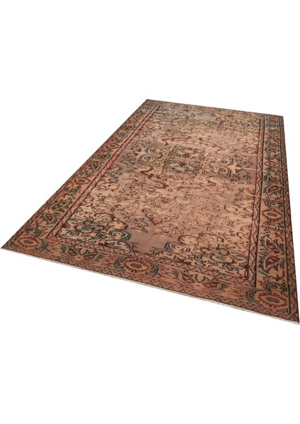 Klasik Modern Vintage Eskitme El Dokuma Halı 192 x 296 cm F1245