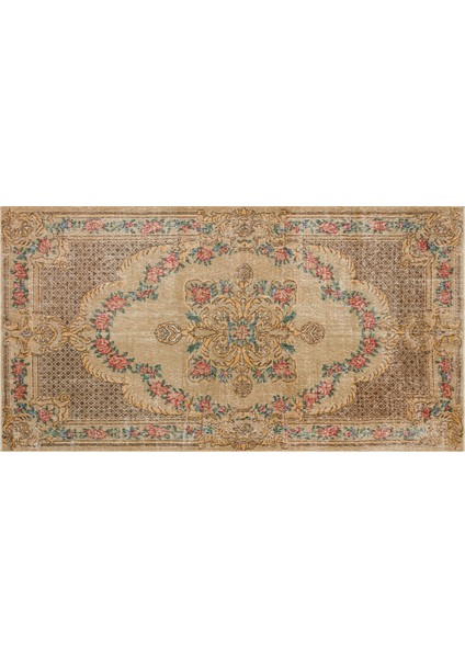 Klasik Modern Vintage Eskitme El Dokuma Halı 155 x 290 cm F1266 modelleri