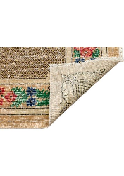 Eşsiz Anadolu Vintage Eskitme El Dokuma Halı 166 x 278 cm 8454