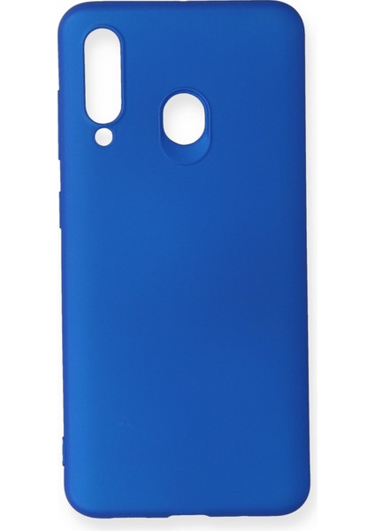 Samsung Galaxy M40 Kılıf Premium Rubber Silikon - Mavi