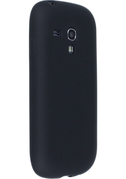 Samsung Galaxy I8190 / S3 Mini Kılıf Premium Rubber Silikon - Siyah