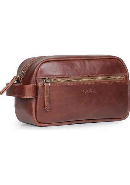 Ot191 Hakiki Deri Seyahat Ve Makyaj El Çantası