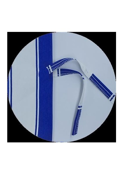 Her Ölçüde Enxboy Seçenekli Bağcıklı Balkon Perdesi-Balkon Brandası Mavi fırsatları